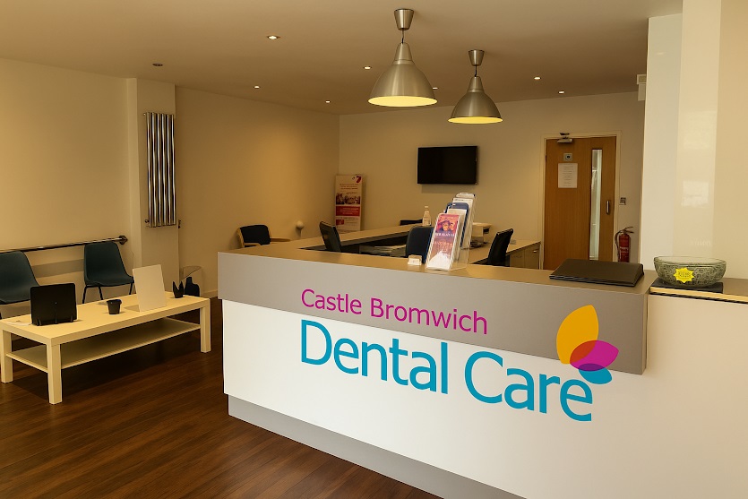 Castle Bromwich Dental Care reception
